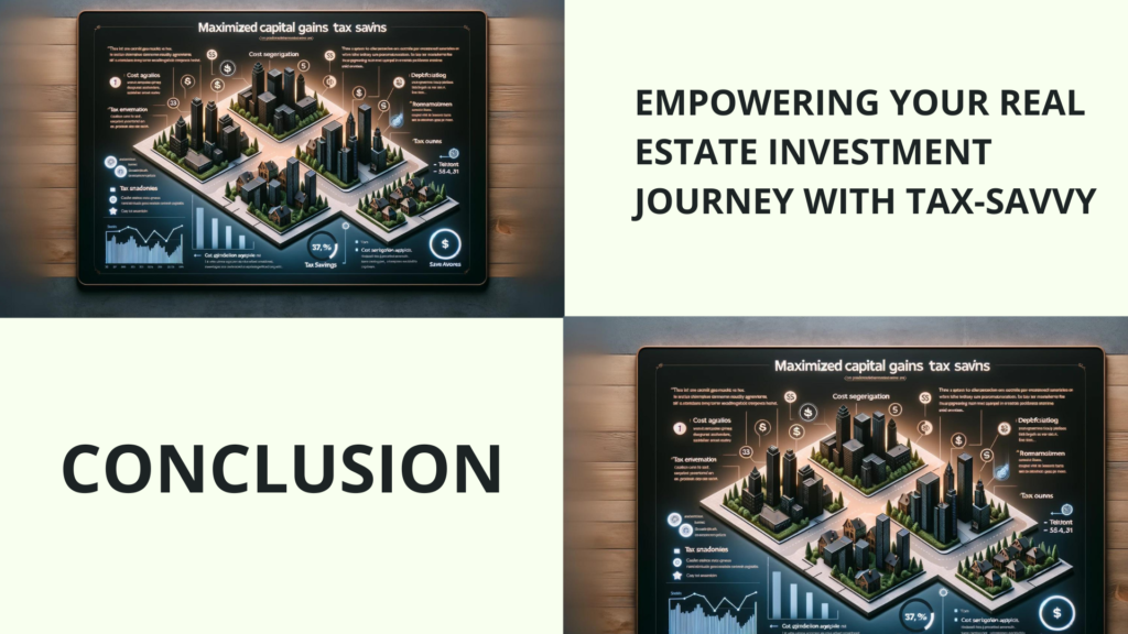 Conclusion Empowering Your Real Estate Investment Journey with Tax-Savvy